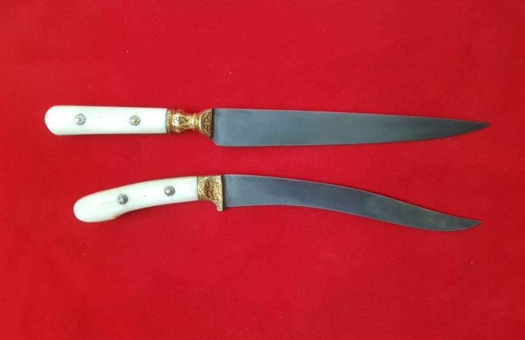 pair of 19th CENTURY PERSIAN KARD KNIFE replica
